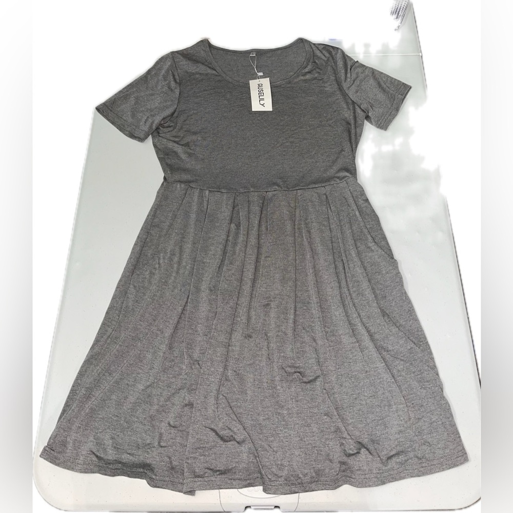 NWT Auselily Midi Dress with Pockets